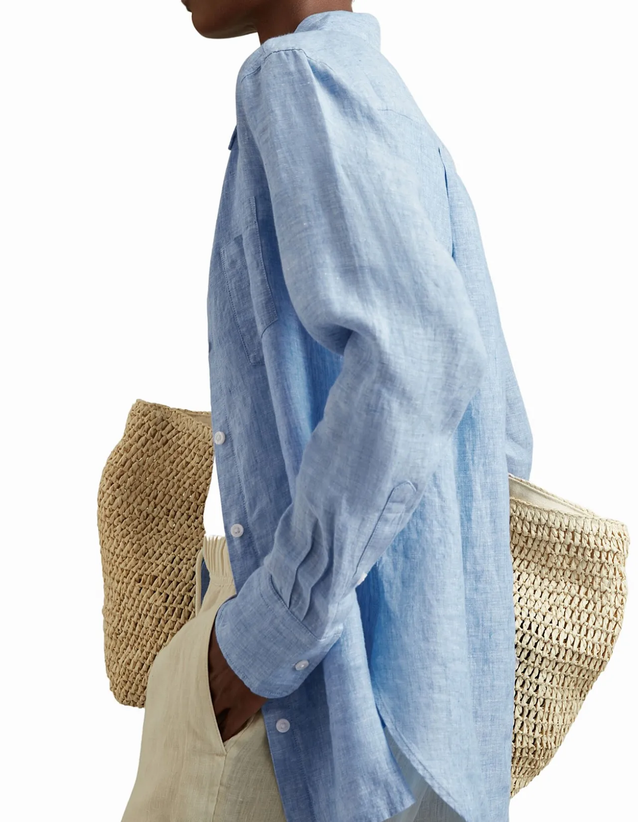 Belle Relaxed Button Through Shirt
