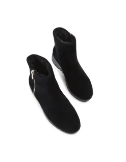 Bello Leather Zip Ankle Boot