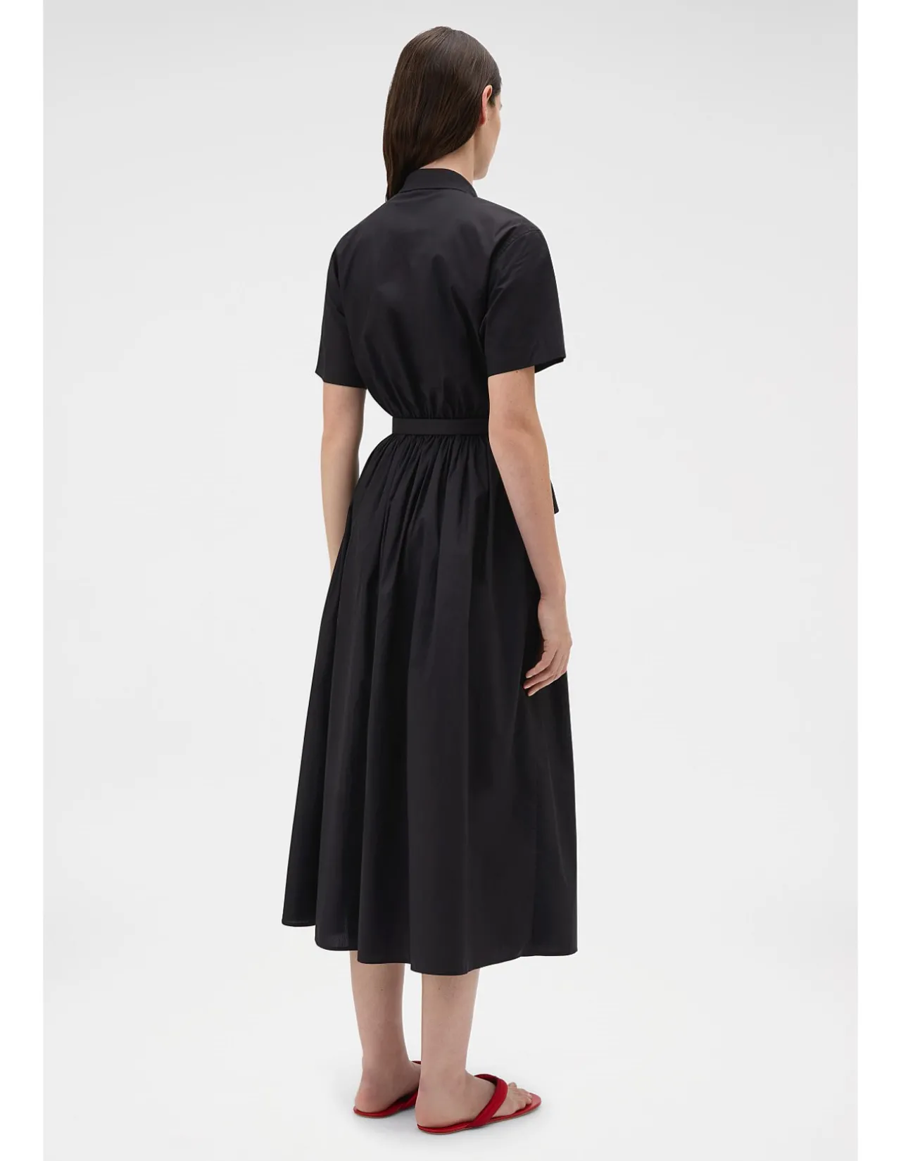 Belted Shirt Dress