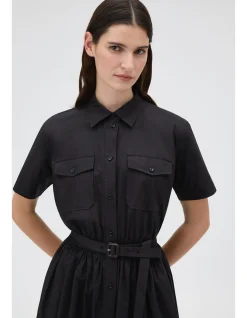 Belted Shirt Dress