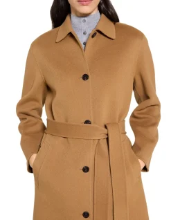 Belted Coat in Wool Cashmere