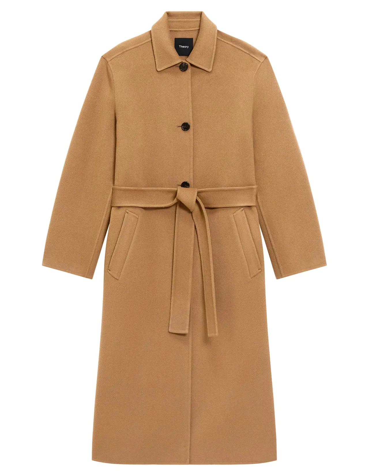 Belted Coat in Wool Cashmere