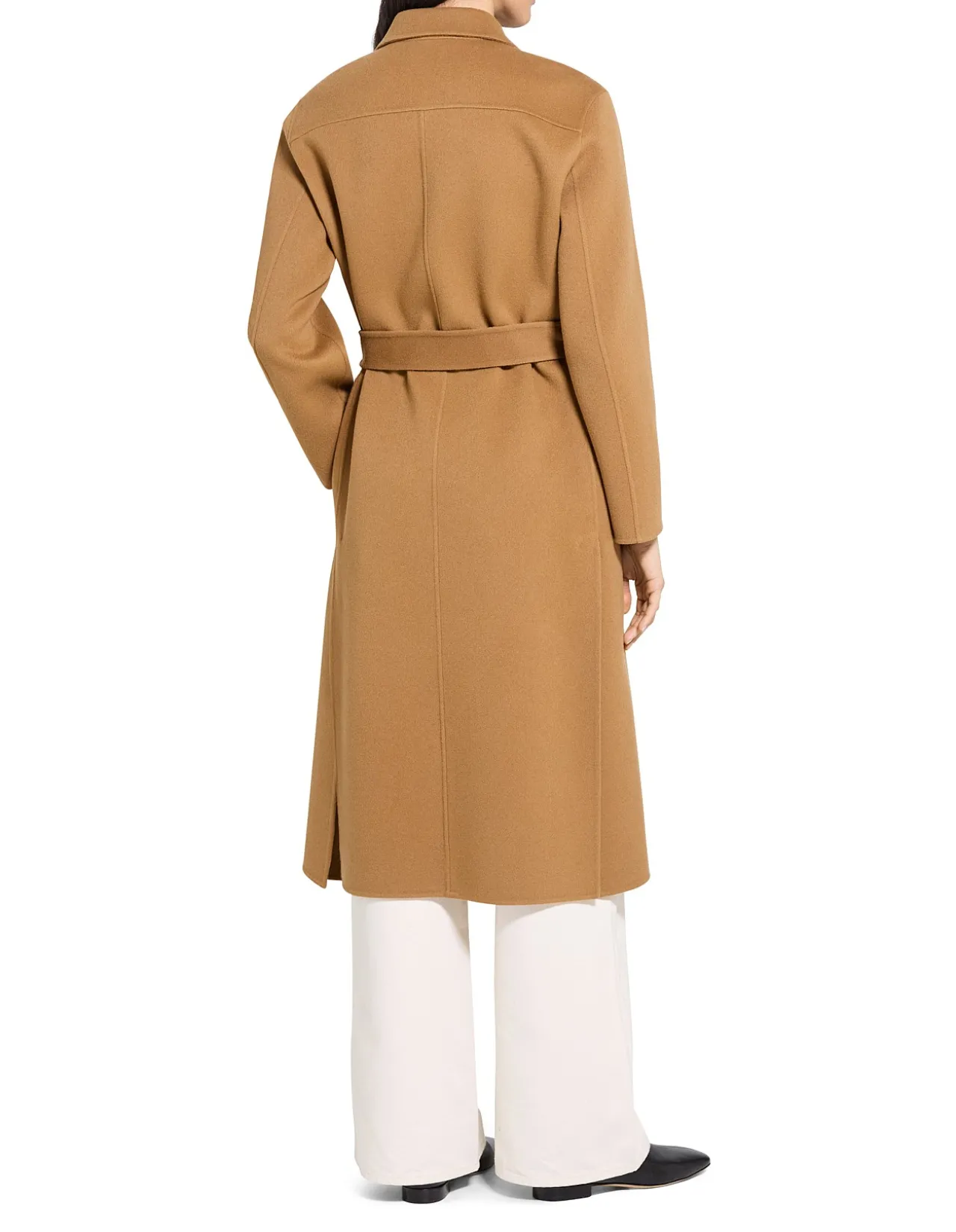 Belted Coat in Wool Cashmere