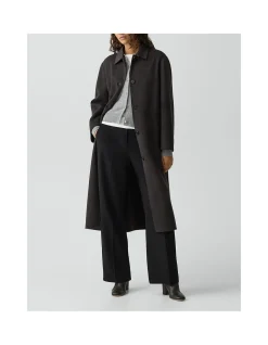 Belted Coat in Wool Cashmere
