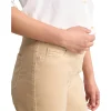 Bengajean Velvet Straight Leg Full Length Pant