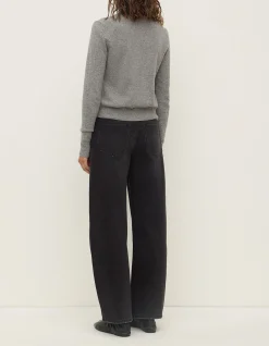 Benny Knit Cardigan Grey Marle