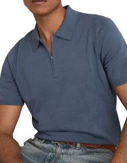 BERKLEY HALF ZIP KNITTED POLO