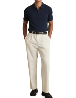 BERKLEY HALF ZIP KNITTED POLO