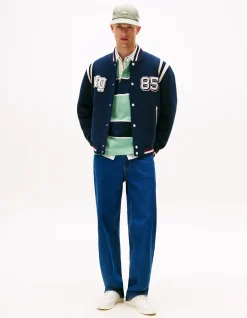 BEST CHECK VARSITY JACKET