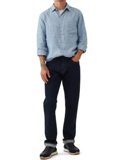 Bexley Relaxed Italian Denim Short Leg Jeans