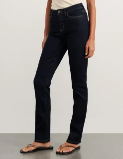 Bianca Slim Straight Mid Rise Jean