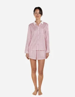 Birdie Long Sleeve Short Pyjama Set