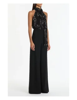 BLACK CREPE PALAZZO PANT