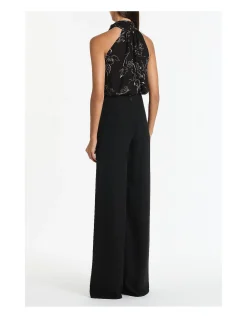 BLACK CREPE PALAZZO PANT