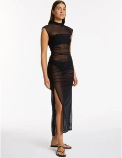 Black Mesh Dress