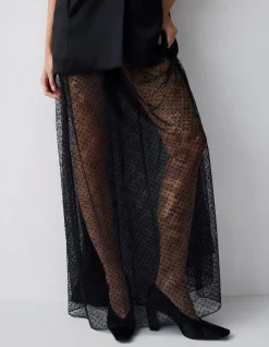 BLACK SATIN ARBUS SHIRT