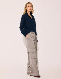 BLEECKER STREET PANT IN SILVER