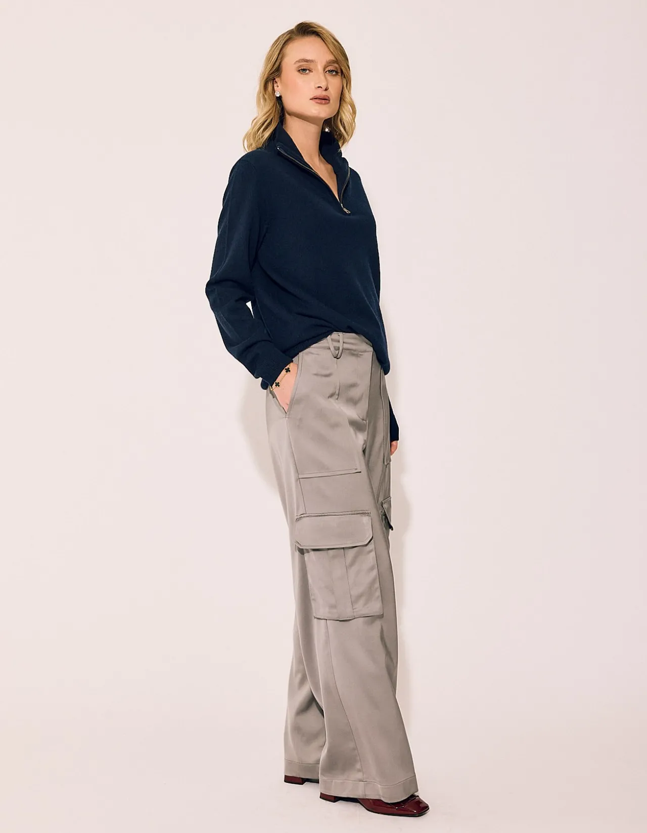 BLEECKER STREET PANT IN SILVER