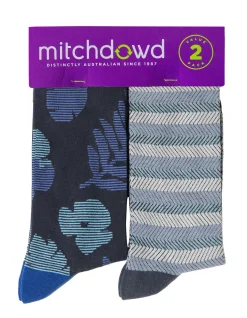 BLUE MOUNTAINS 2 PACK SOCKS