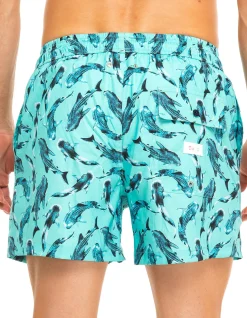 Blue Whale Sharks Men's Swim Shorts