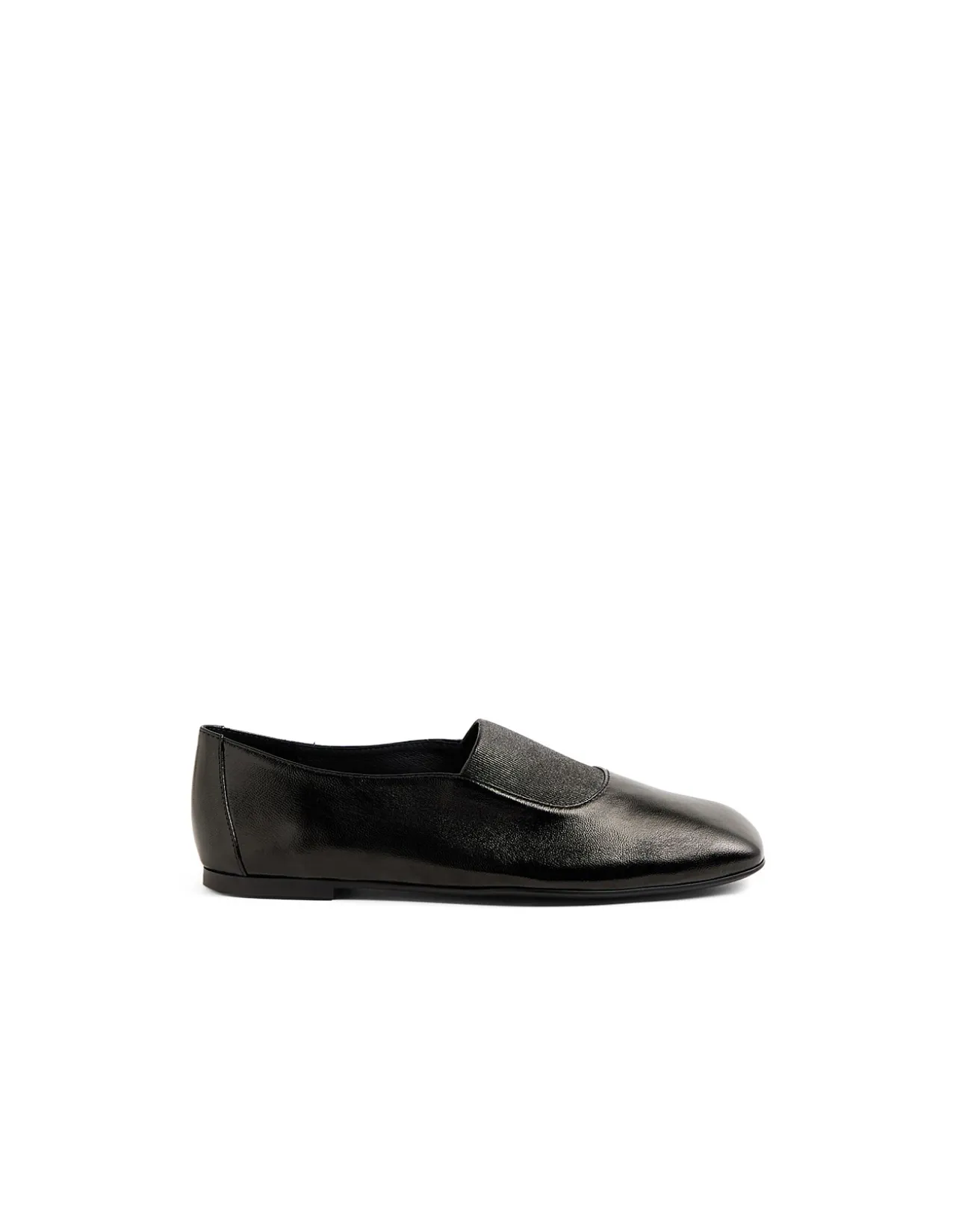 Bobba Elastic Square Toe Loafers