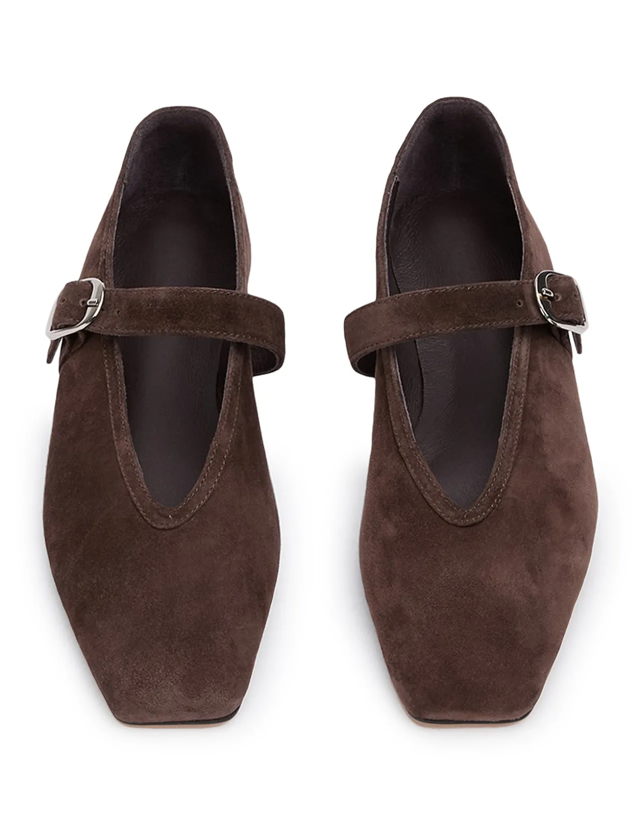 Bobbi Leather Pointed Toe Flat