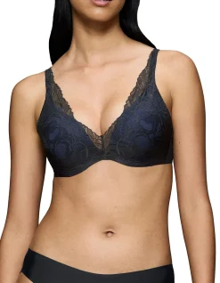BODY MAKE UP ILLUSION LACE WIRED PADDED BRA