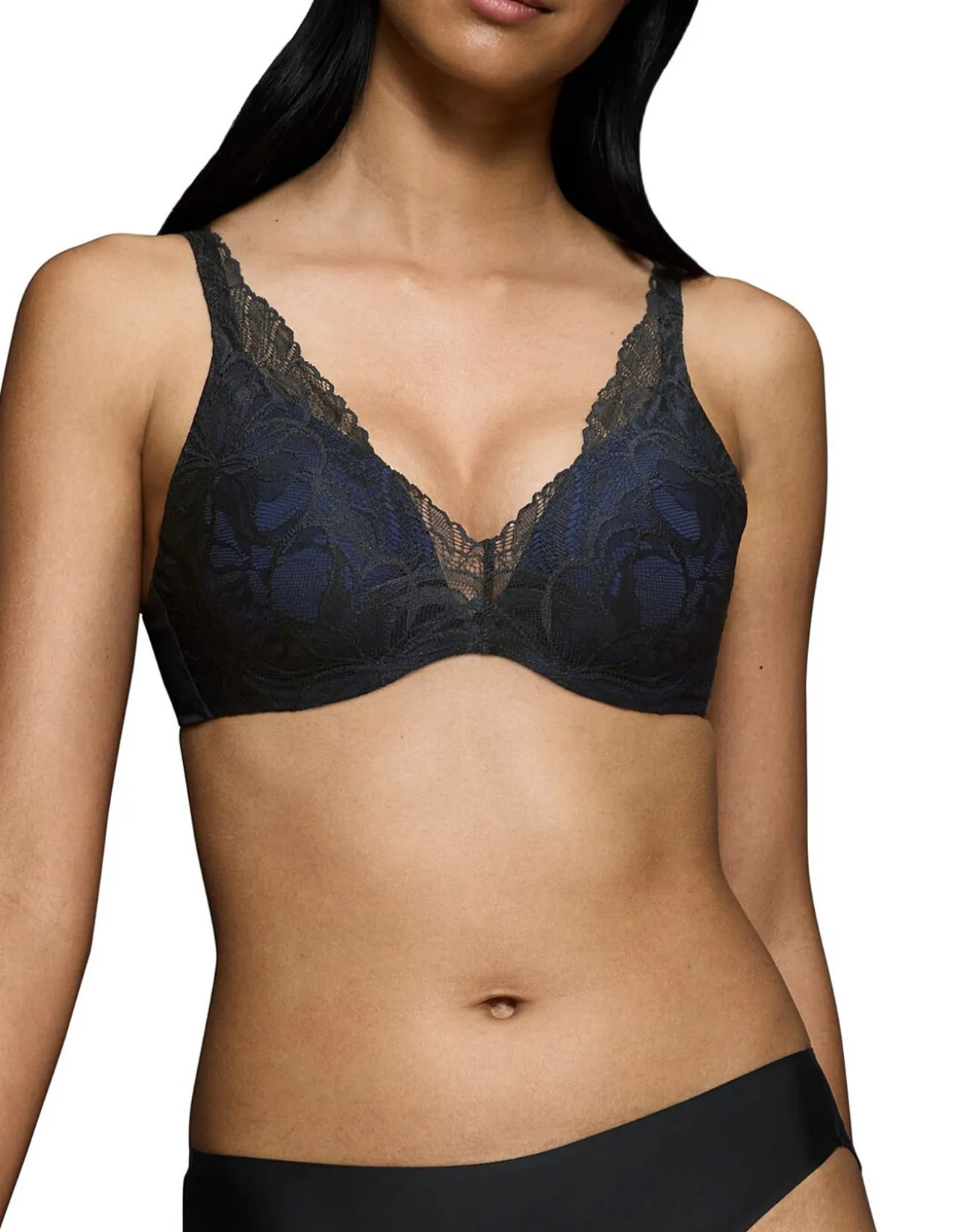 BODY MAKE UP ILLUSION LACE WIRED PADDED BRA