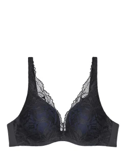 BODY MAKE UP ILLUSION LACE WIRED PADDED BRA