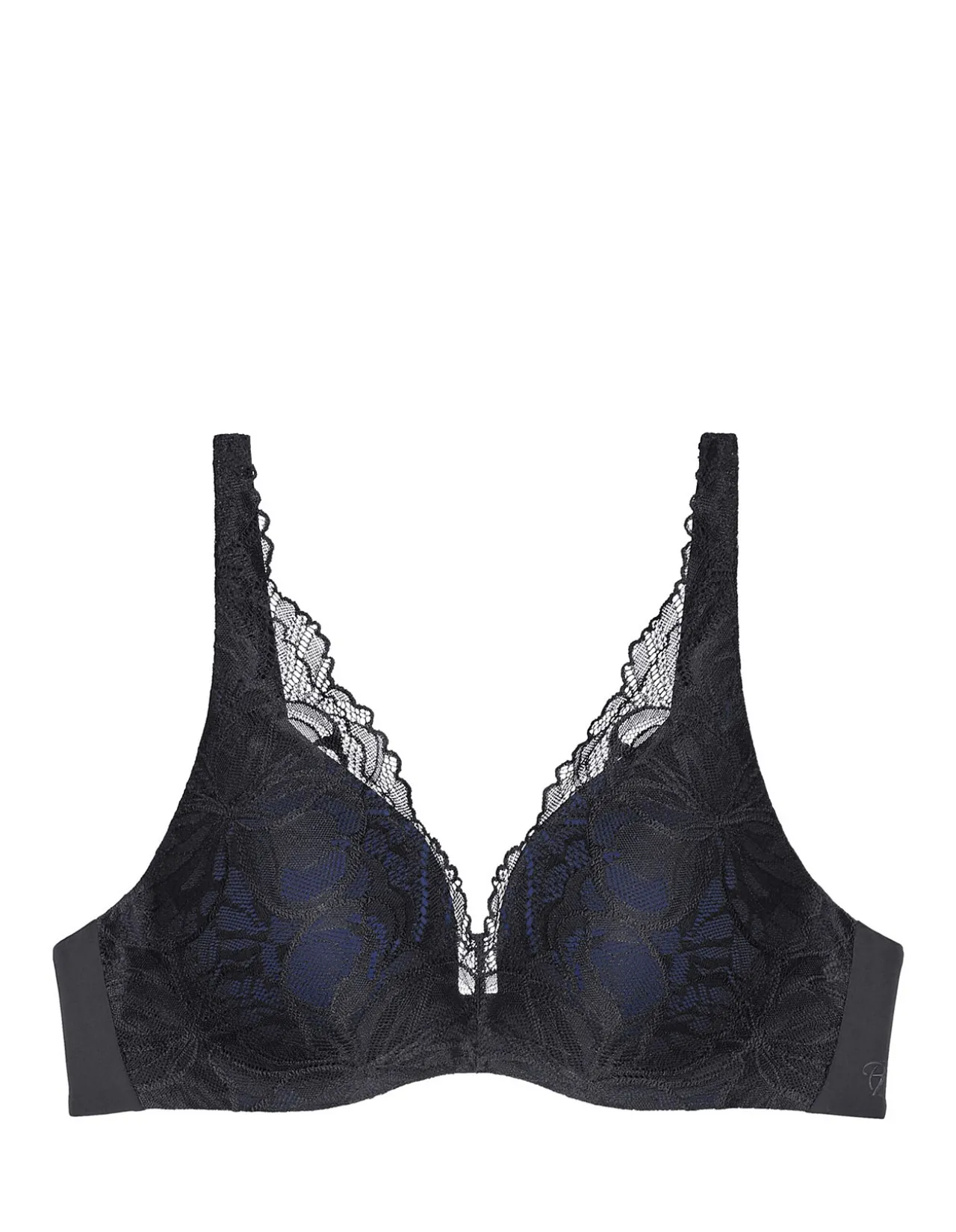 BODY MAKE UP ILLUSION LACE WIRED PADDED BRA