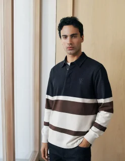 Bold Stripe Monogram Rugby