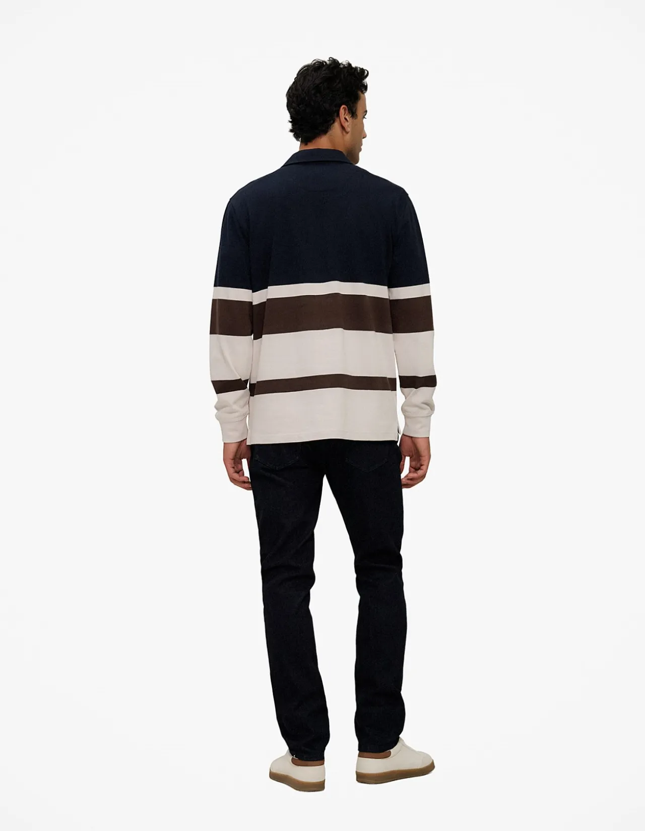 Bold Stripe Monogram Rugby