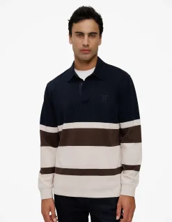 Bold Stripe Monogram Rugby