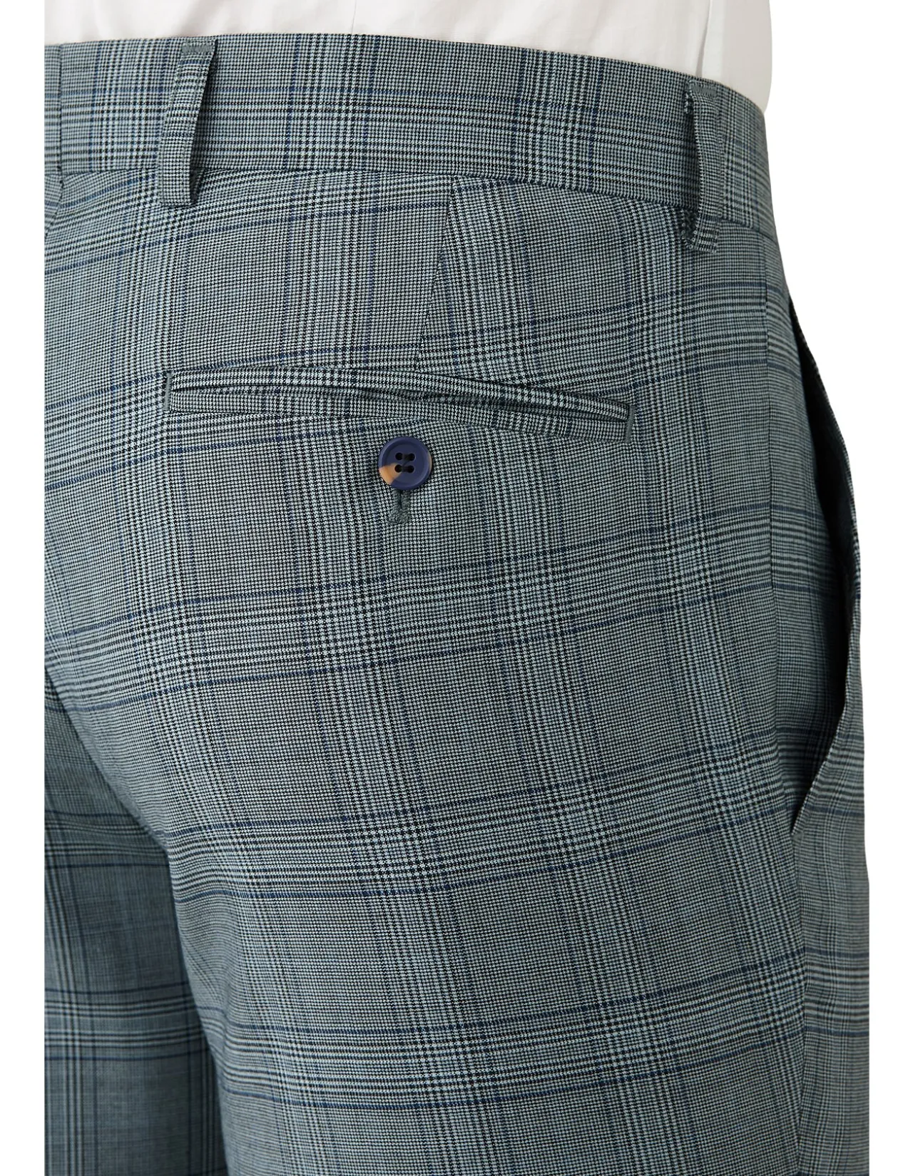 BOLD MINT CHECK TROUSER