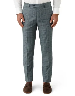 BOLD MINT CHECK TROUSER