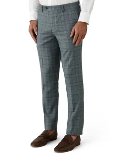 BOLD MINT CHECK TROUSER