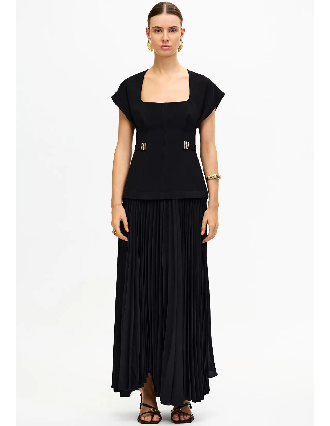 BOLLOW MAXI DRESS