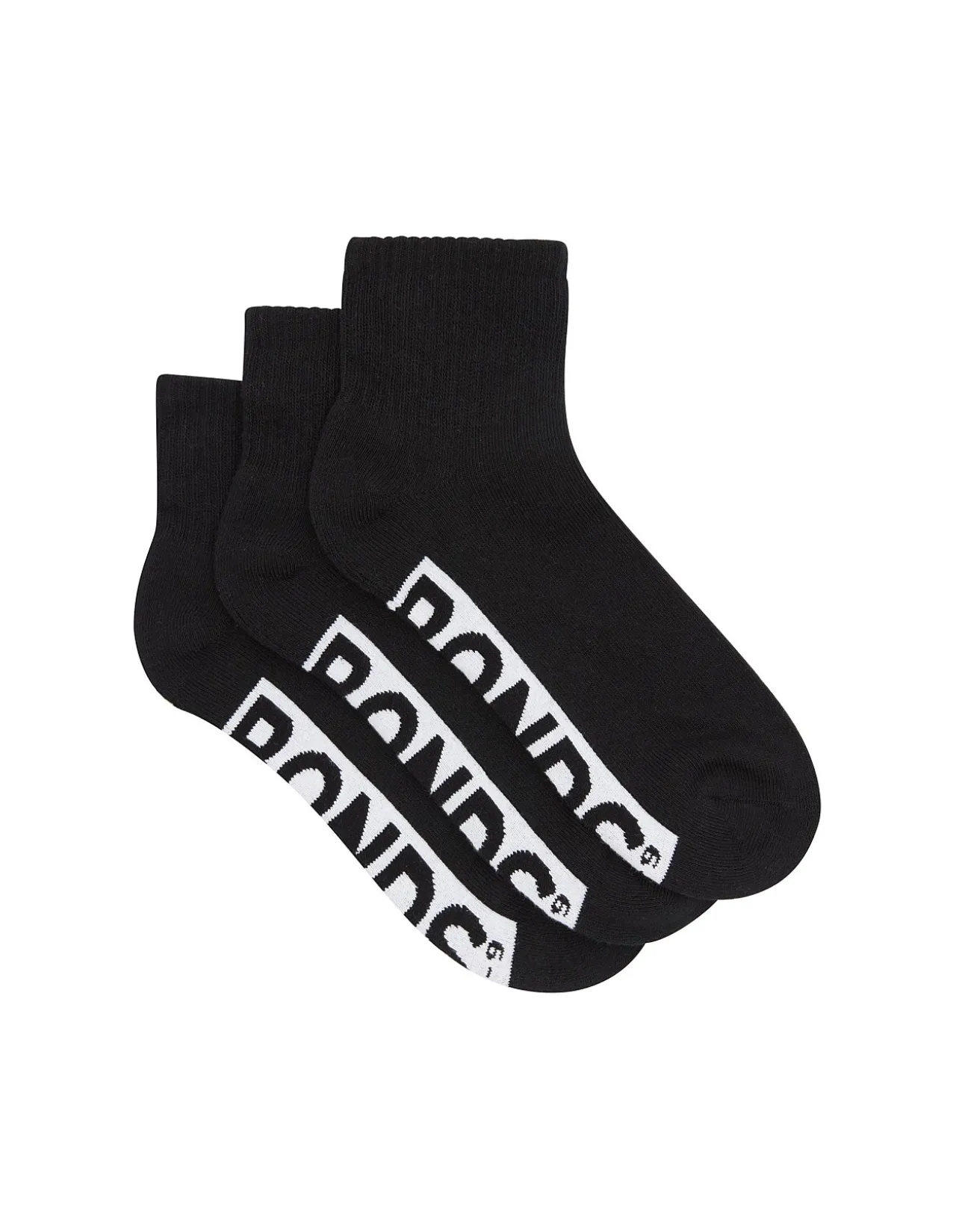 BONDS LOGO QTR CREW 3 PACK