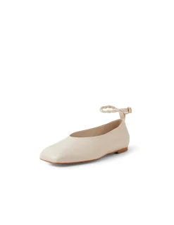 Booste Braided Ankle Strap Ballet Flats