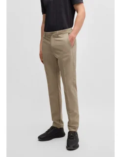 BOSS Water-repellent Slim-Fit Chinos