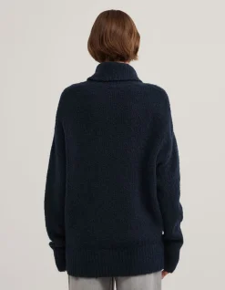 Boucle High Neck Knit