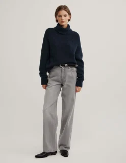 Boucle High Neck Knit