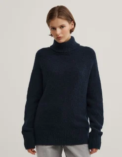 Boucle High Neck Knit