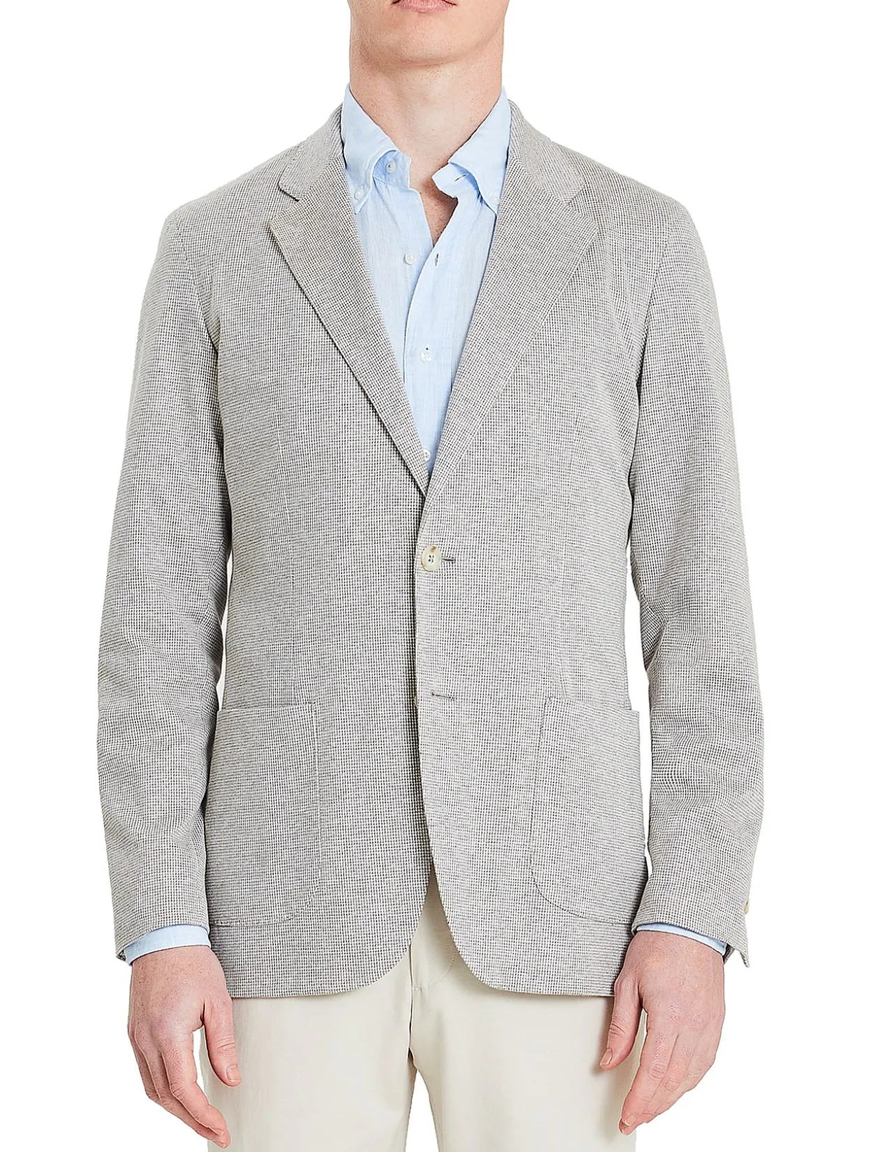 Bowie Tailored Fit Blazer Beige