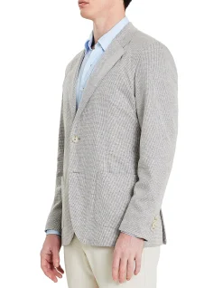 Bowie Tailored Fit Blazer Beige