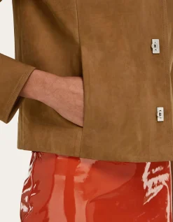 BOXY NUBUCK JACKET