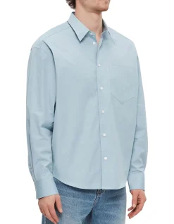 Boxy Fit Shirt Sky Blue