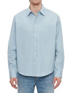 Boxy Fit Shirt Sky Blue
