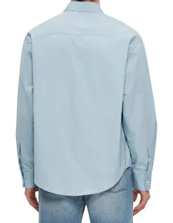 Boxy Fit Shirt Sky Blue
