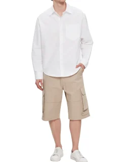 Boxy Fit Shirt White